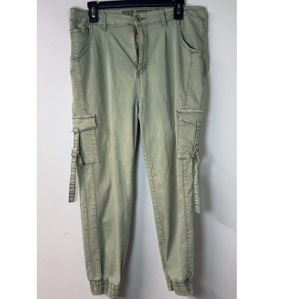 VIP Jeans |  Sage Green Cargo Jogger Pants Utility | Size 15